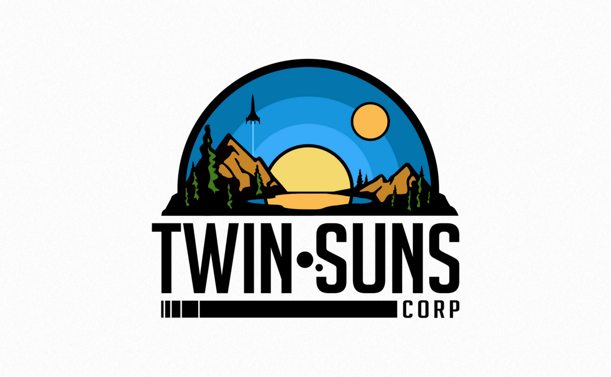Twin suns corporation's logo.