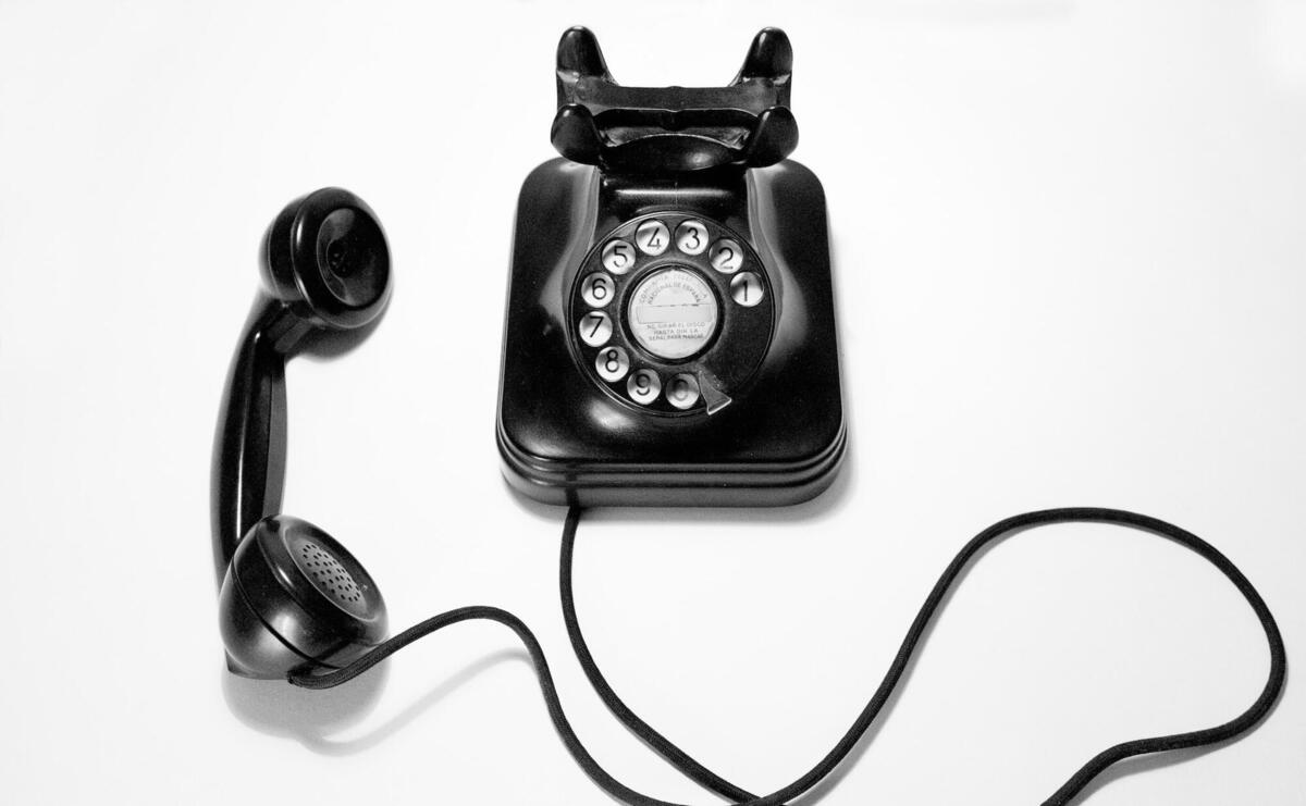 An old black-phone